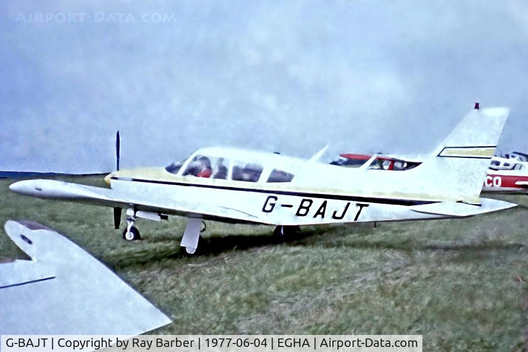 G-BAJT, 1972 Piper PA-28R-200-2 Cherokee Arrow II C/N 28R-7235294, G-BAJT   Piper PA-28R-200 Cherokee Arrow II [28R-7235294] Compton Abbas 04/06/1977