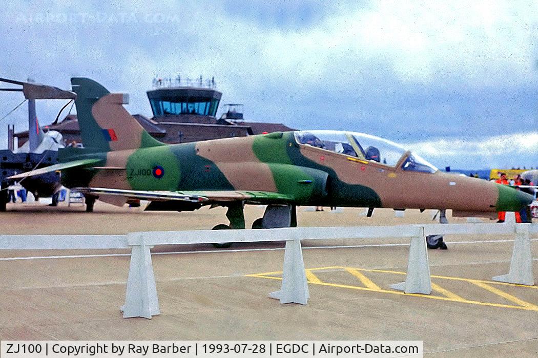 ZJ100, British Aerospace Hawk 102D C/N 312359, ZJ100   BAe Systems Hawk 102D [ST-01] (BAE Systems) RAF Chivenor~G @ 28/07/1993