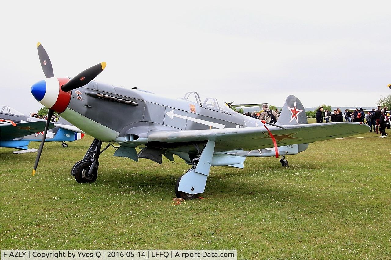 F-AZLY, Yakovlev Yak-3U C/N 172890, Yakovlev Yak-3U, Static display, La Ferté-Alais airfield (LFFQ) Air show 2016