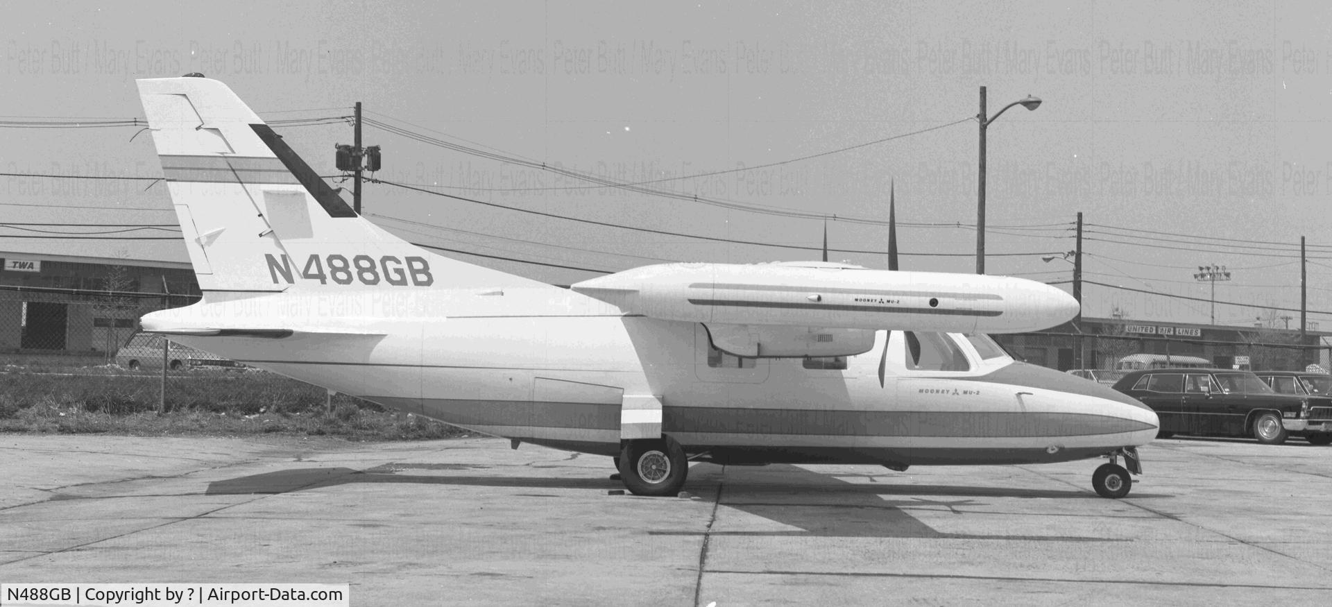 N488GB, 1968 Mitsubishi MU-2B-20 C/N 133, Mitsubishi (Mooney) Mu-2  N488GB