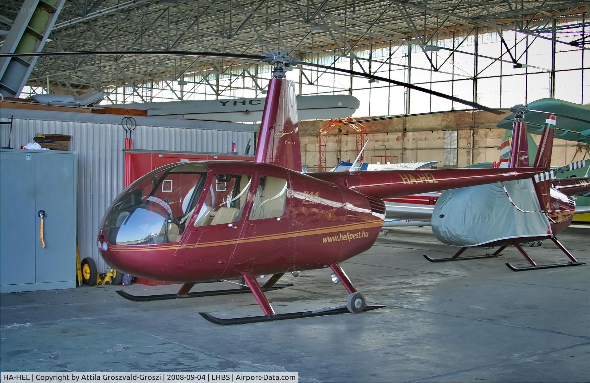 HA-HEL, 2003 Robinson R44 C/N 1343, LHBS - Budaörs Airport, Hungary