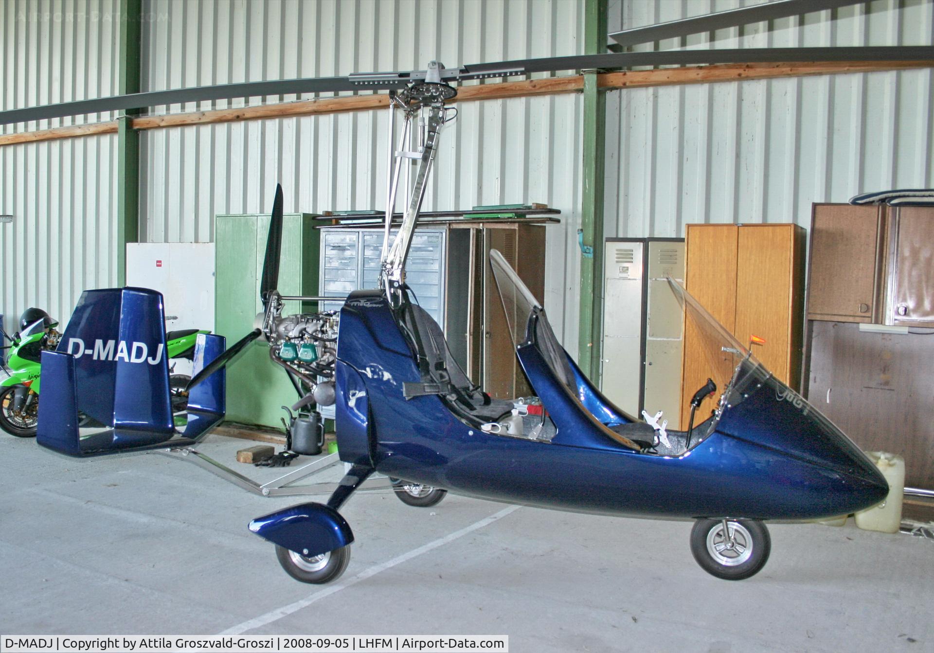 D-MADJ, AutoGyro MTOsport C/N OE08S04, LHFM - Meidl Airport Fertöszentmiklós, Hungary