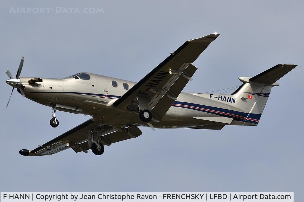 F-HANN, 2008 Pilatus PC-12/47E C/N 887, Jetfly Aviation S.A.