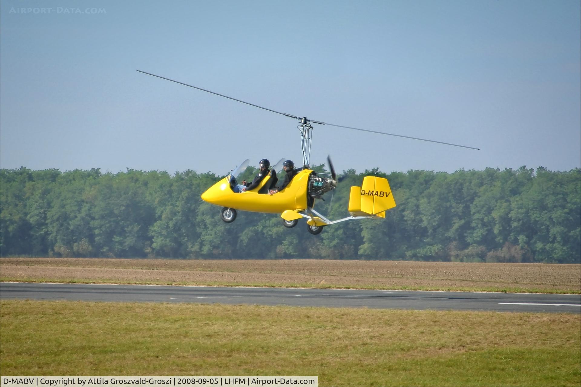 D-MABV, AutoGyro MTOsport C/N OE08S02, LHFM - Meidl Airport Fertöszentmiklós, Hungary