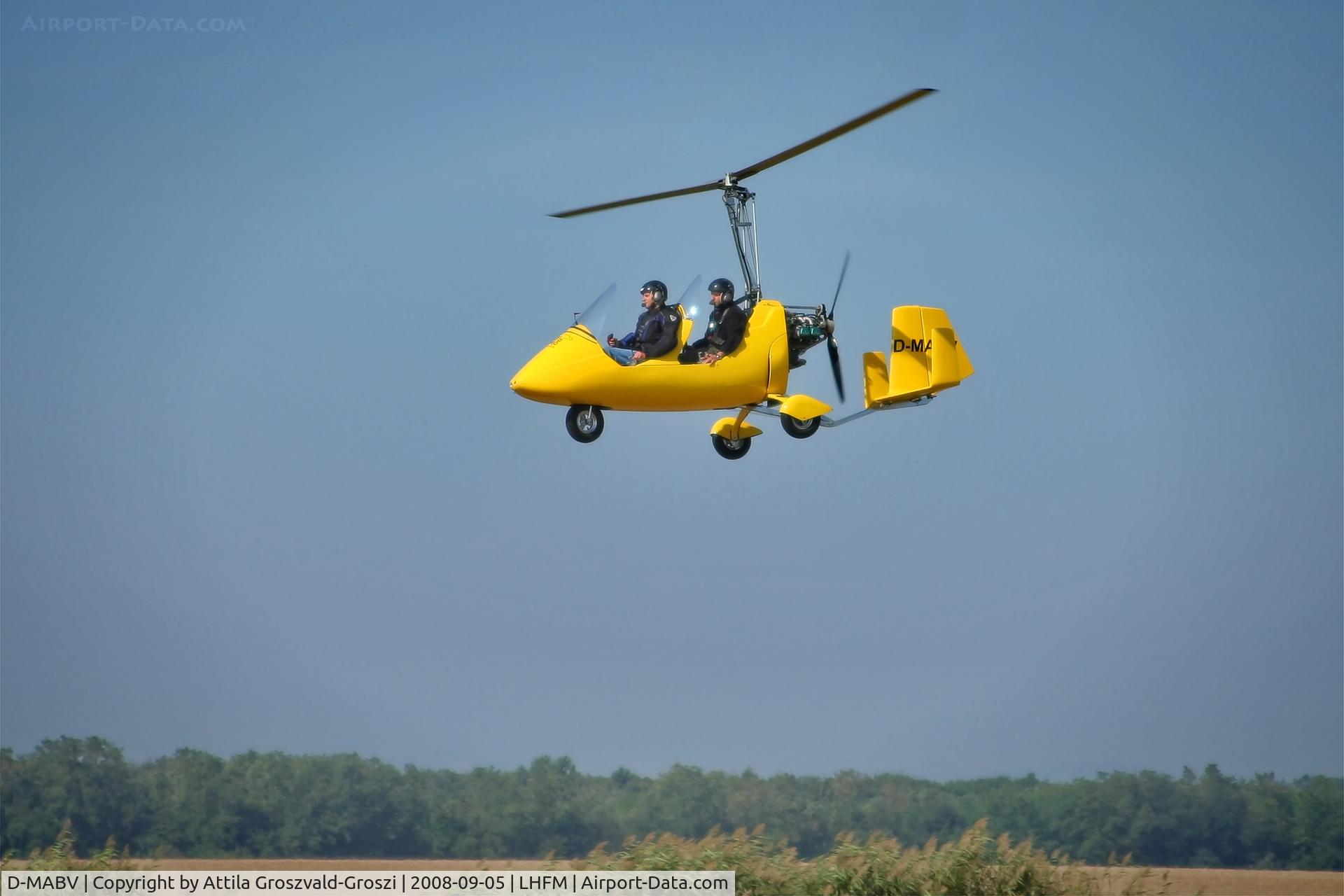 D-MABV, AutoGyro MTOsport C/N OE08S02, LHFM - Meidl Airport Fertöszentmiklós, Hungary