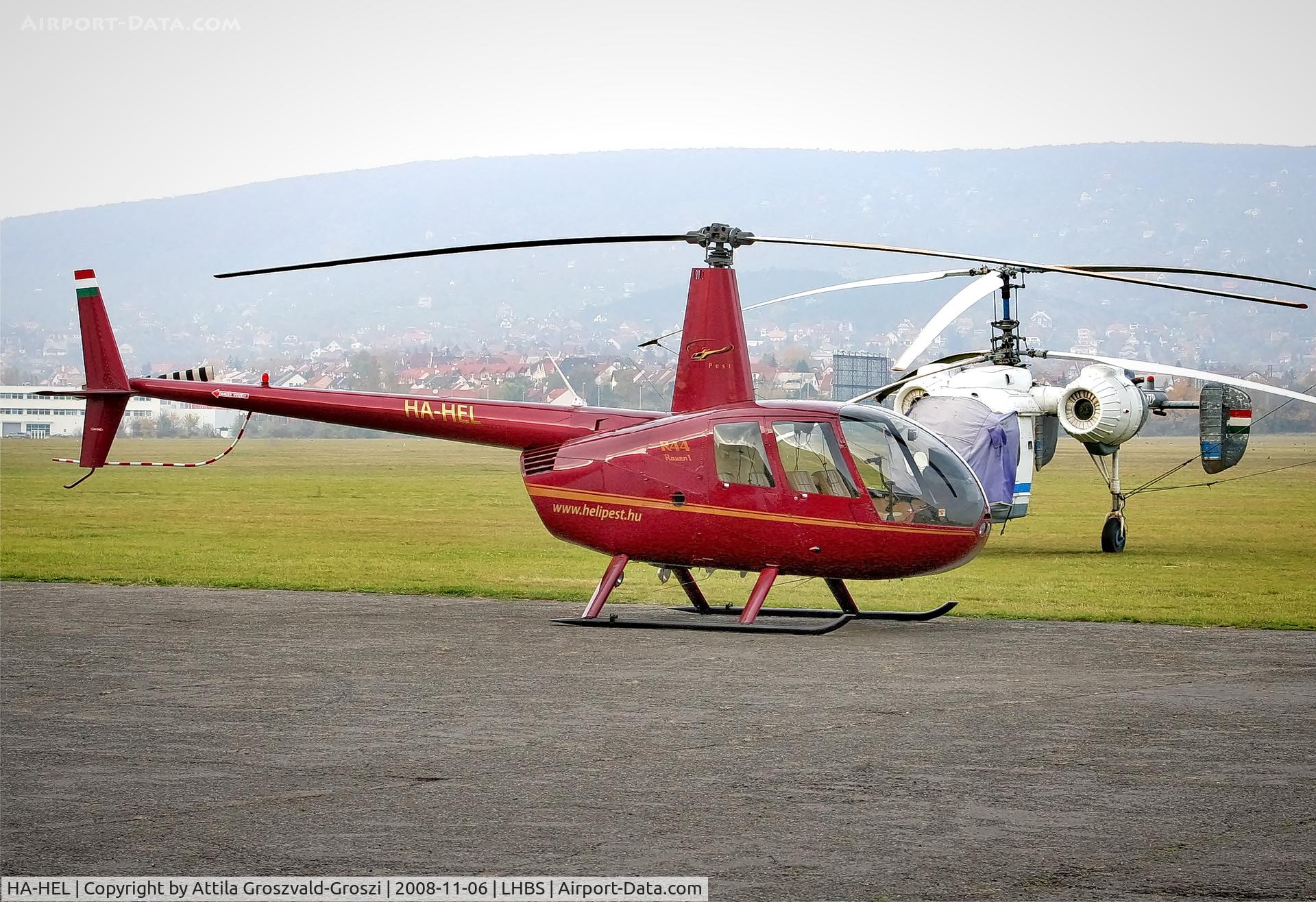 HA-HEL, 2003 Robinson R44 C/N 1343, LHBS - Budaörs Airport, Hungary