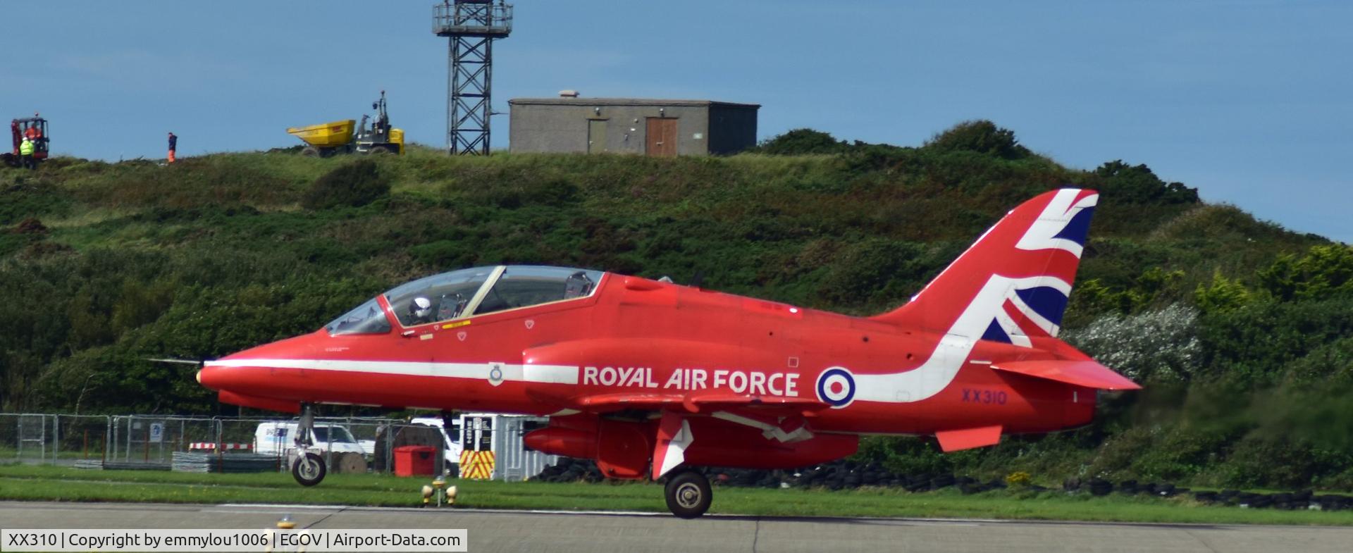 XX310, 1980 Hawker Siddeley Hawk T.1W C/N 145/312135, sitting on top of the van roof
