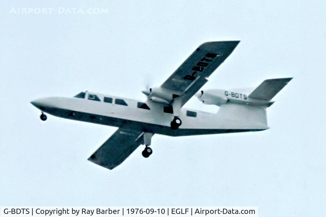 G-BDTS, 1976 Britten-Norman BN-2A Mk.III-2 Trislander C/N 1030, G-BDTS   Britten-Norman BN-2A Mk.III-2 Trislander [1030] (Britten-Norman) Farnborough~G 10/09/1976