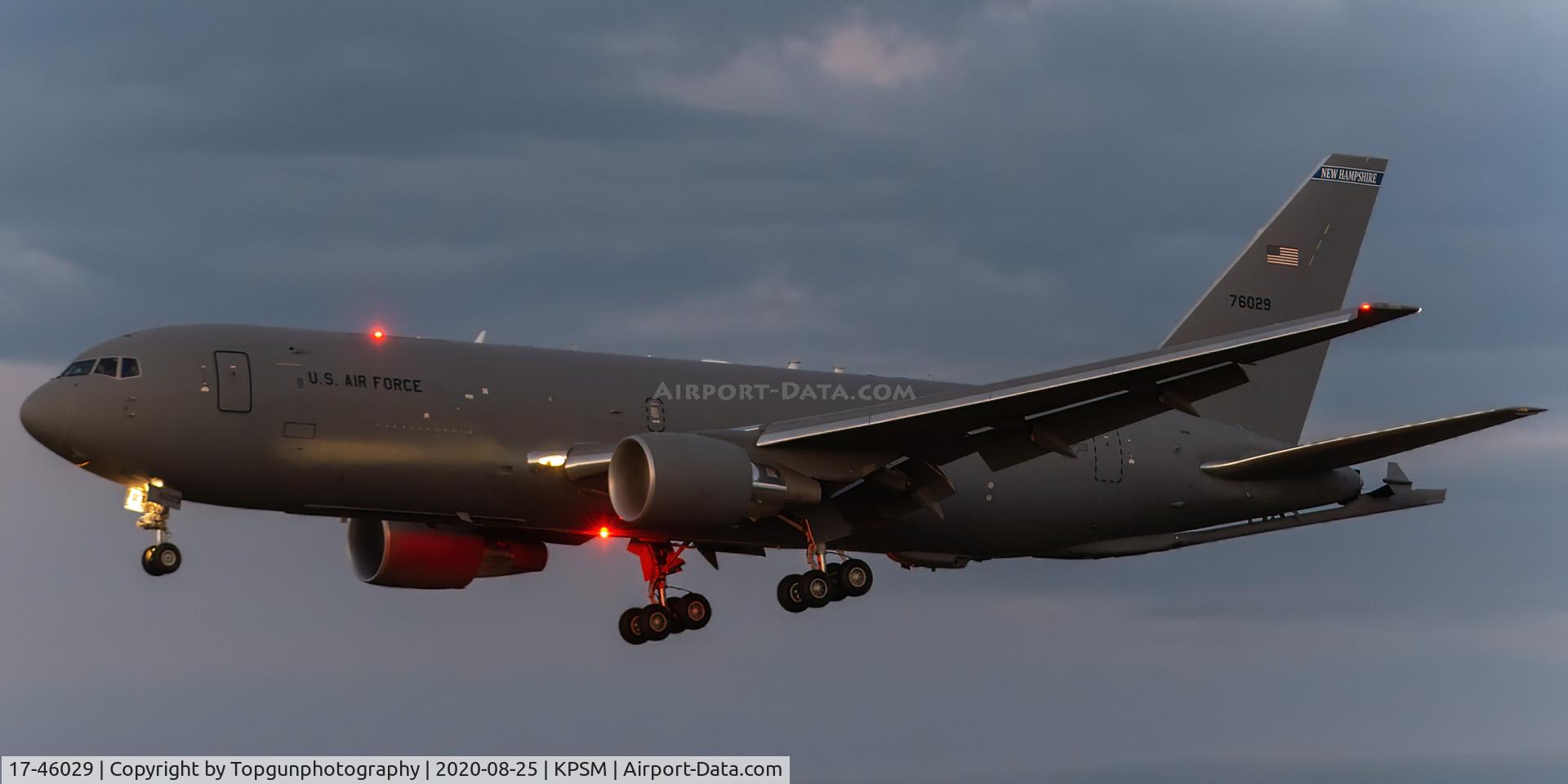 17-46029, 2019 Boeing KC-46A Pegasus (767-2LKC) C/N 34110, PACK93 returning with PACK92