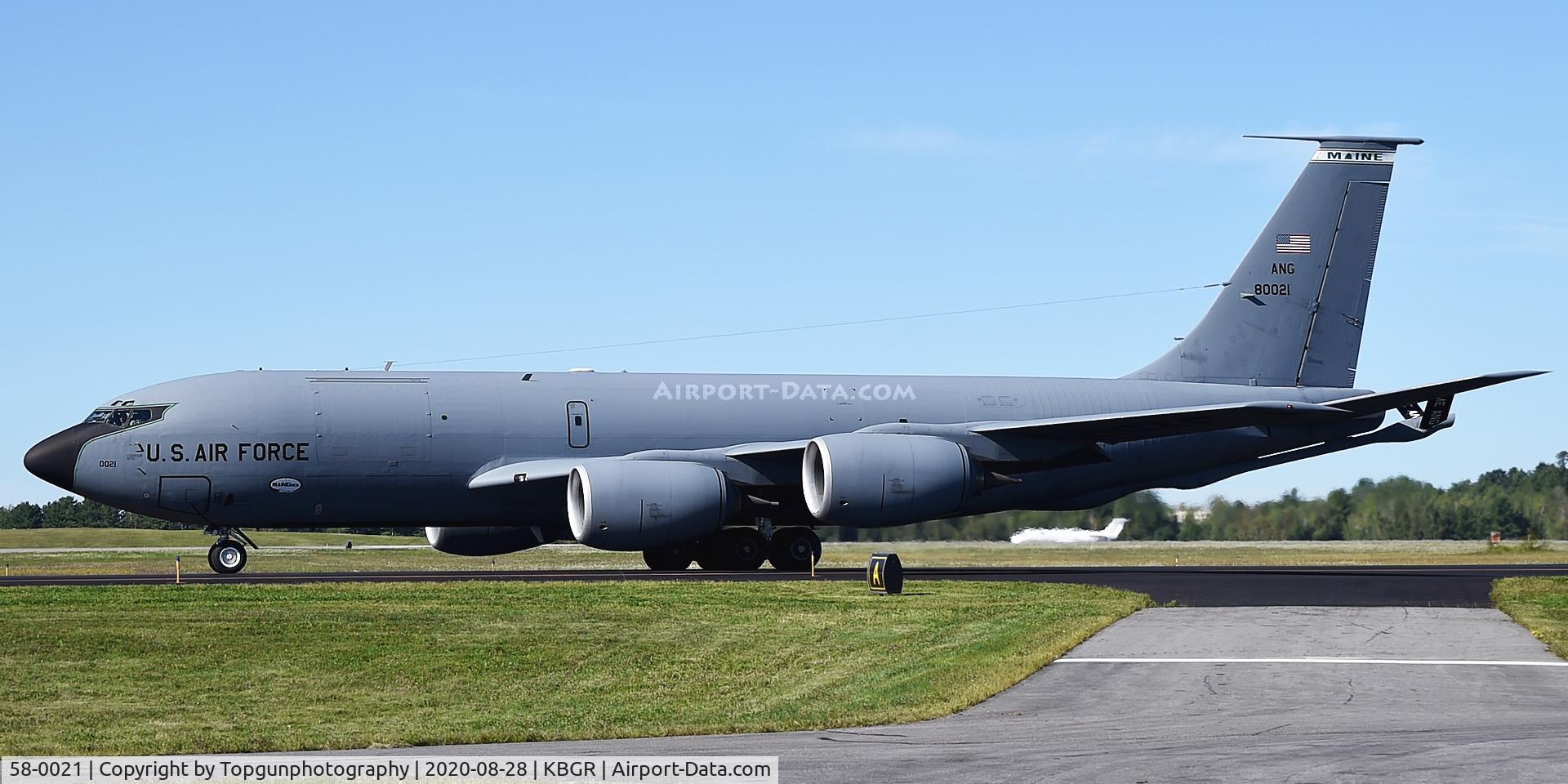 58-0021, 1958 Boeing KC-135R Stratotanker C/N 17766, MAINE85