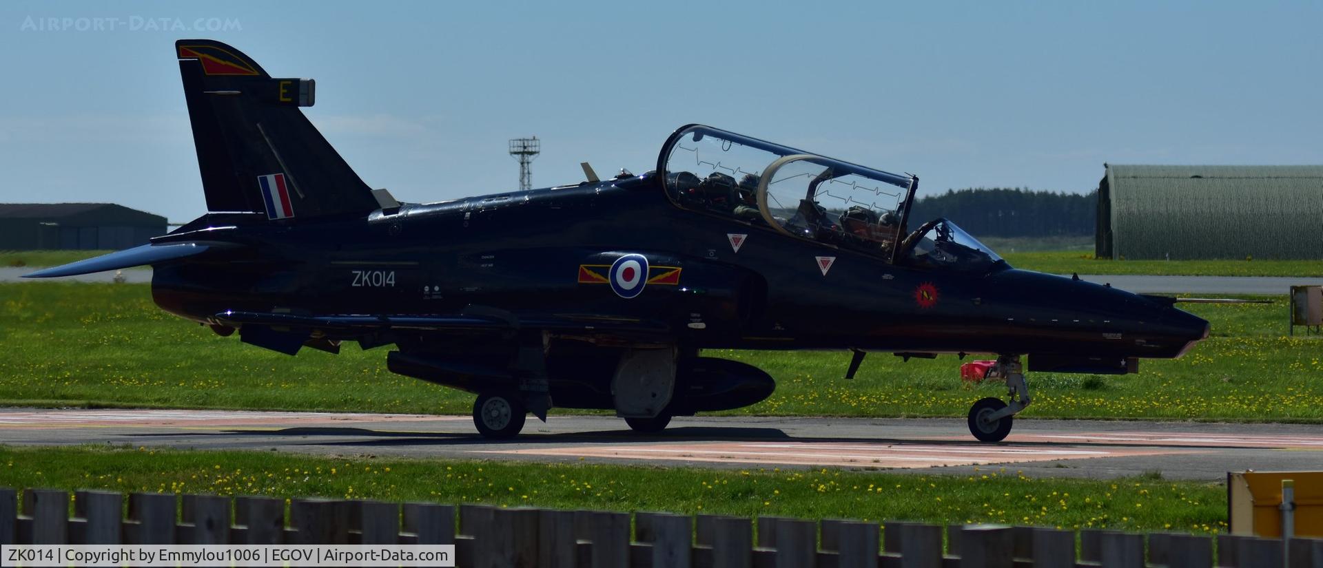 ZK014, 2008 British Aerospace Hawk T2 C/N RT005/1243, sitting on top of the van roof