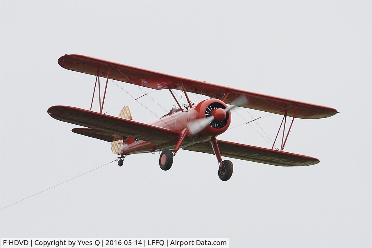 F-HDVD, 1940 Boeing A75N1 (PT-17) C/N 75-940, Boeing A75N1 (PT-17), On display, La Ferté-Alais (LFFQ) air show 2016