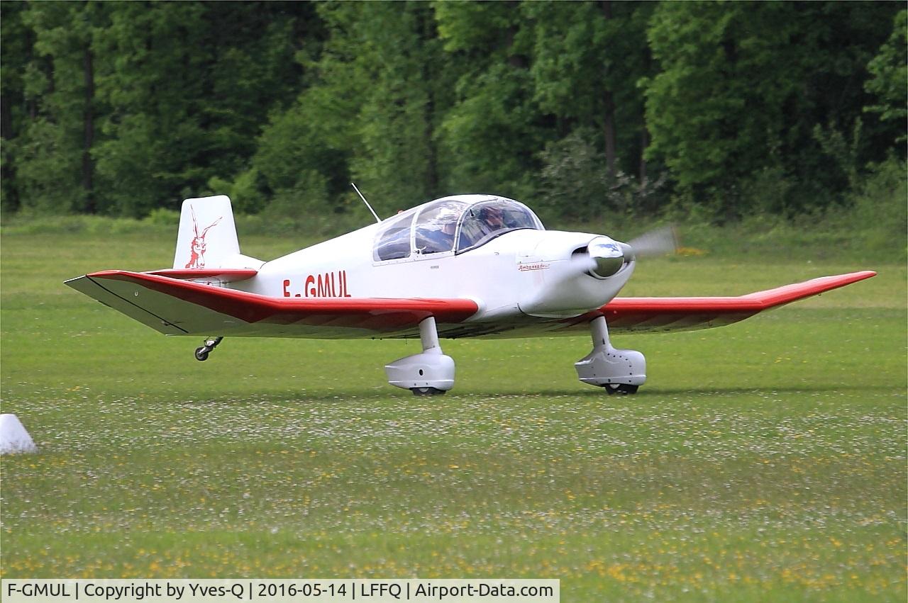 F-GMUL, 1960 CEA Jodel DR-1050 Sicile Sicile C/N 15, Jodel DR-1050 Ambassadeur, Take off, La Ferté-Alais Airfield (LFFQ) Air Show 2016