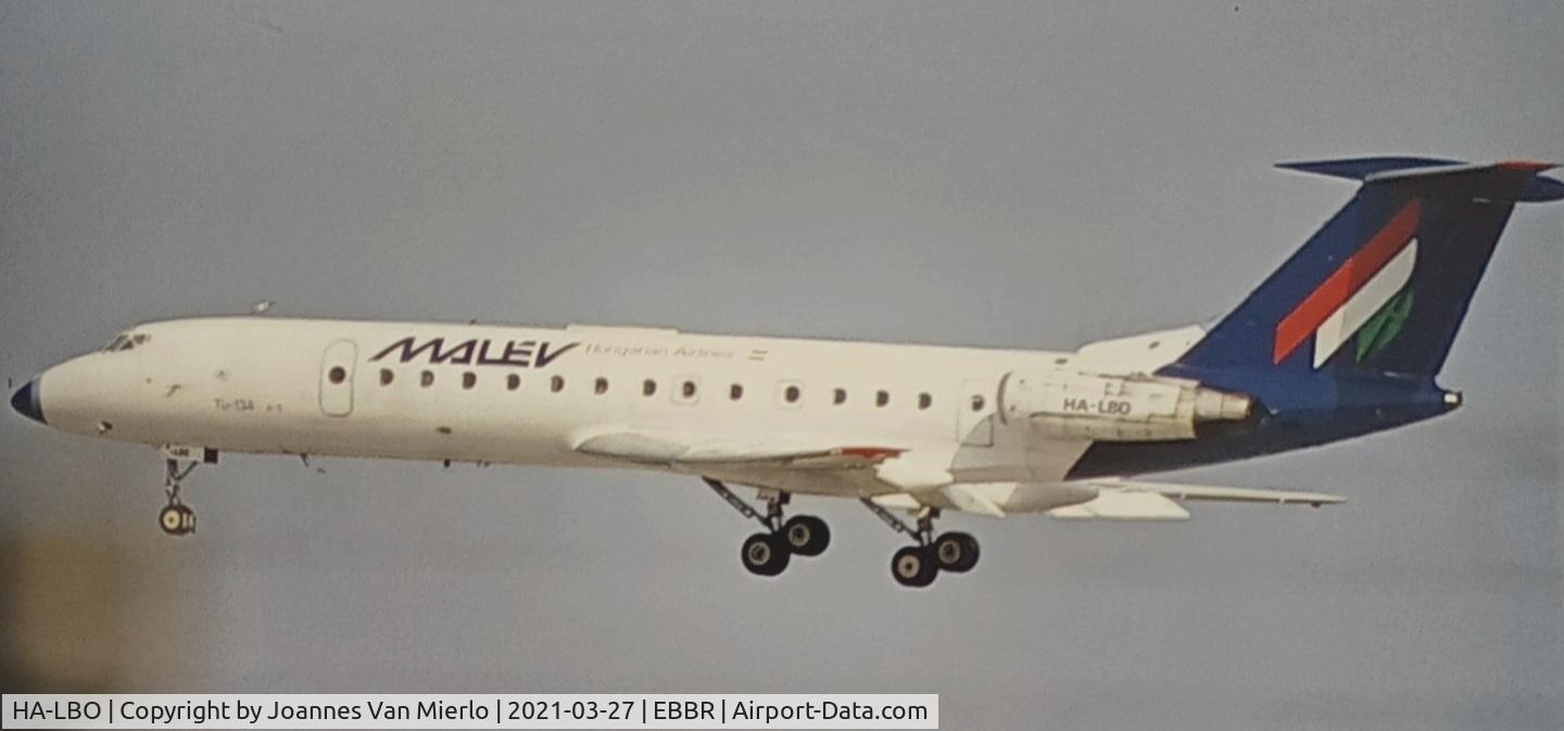 HA-LBO, 1974 Tupolev Tu-134A-3 C/N 17103, scan from slide