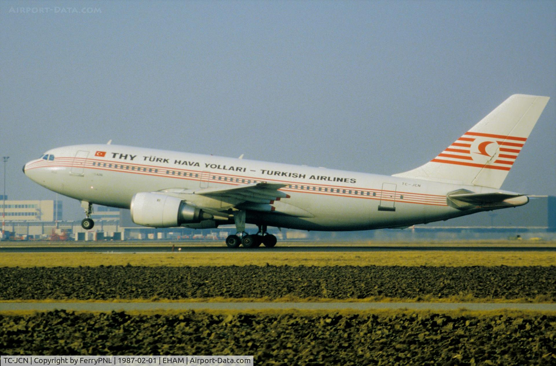 TC-JCN, 1985 Airbus A310-203 C/N 379, Turkish A310 rotating