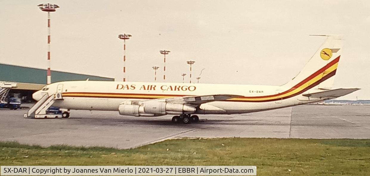 5X-DAR, 1964 Boeing 707-321C C/N 18825, scan from slide