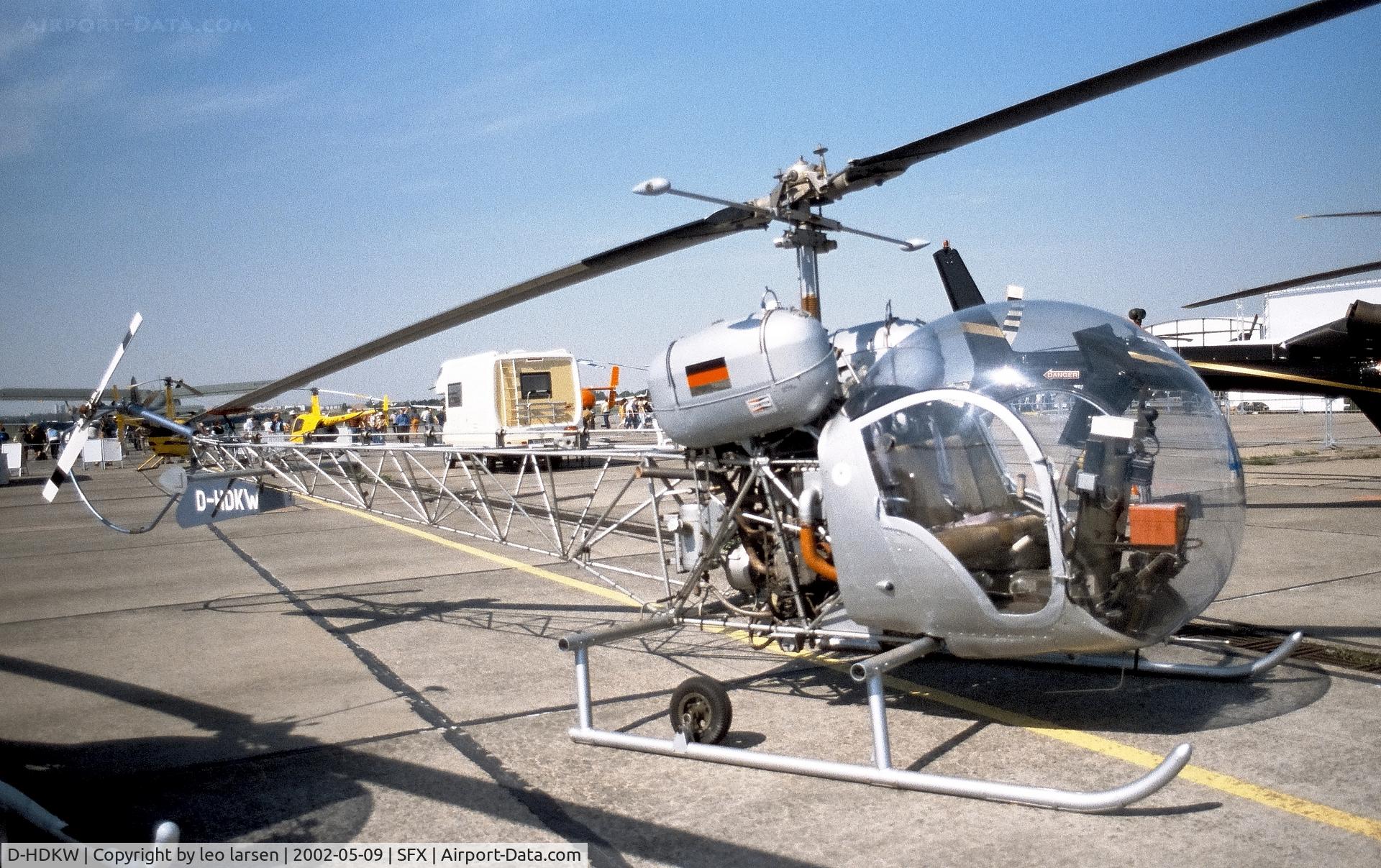 D-HDKW, Agusta AB-47G-2 C/N 238, Berlin ILA 9.5.2002