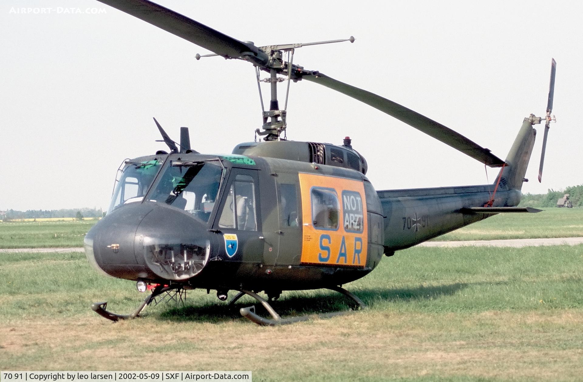 70 91, Bell (Dornier) UH-1D Iroquis C/N 8151, Berlin ILA 9.5.2002