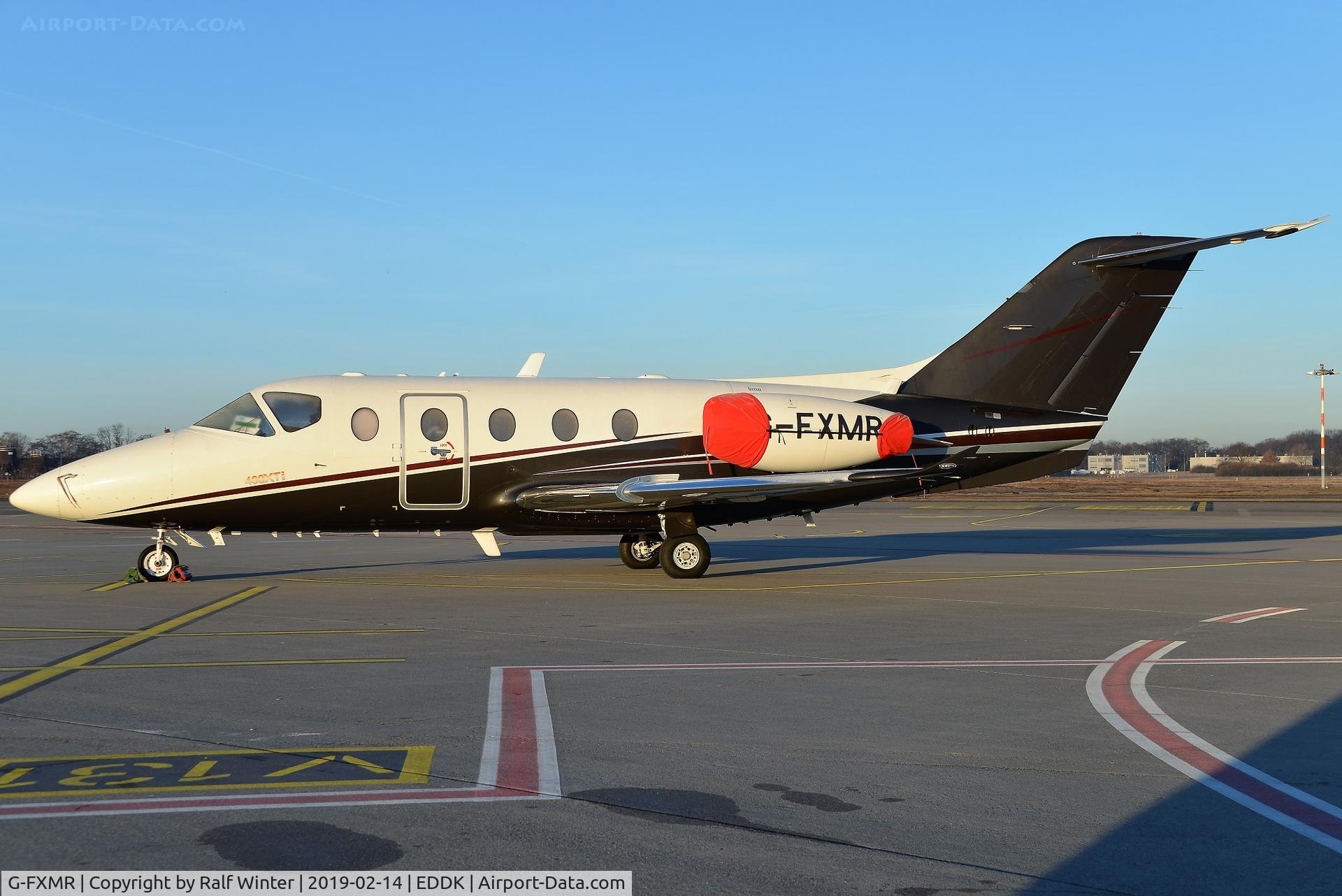 G-FXMR, 2001 Raytheon Beechjet 400A/Nextant N400XT C/N RK-327, Raytheon Aircraft 400A Beechjet - FLJ Flairjet - RK-327 - G-FXMR - 14.02.2019 - CGN