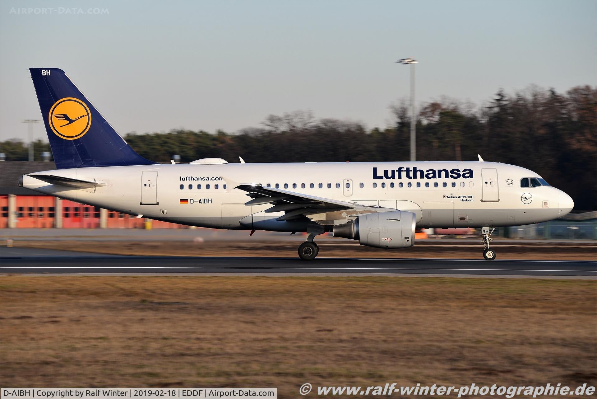 D-AIBH, 2012 Airbus A319-112 C/N 5239, Airbus A319-112 - LH DLH Lufthansa - 5239 - D-AIBH - 18.02.2019 - FRA
