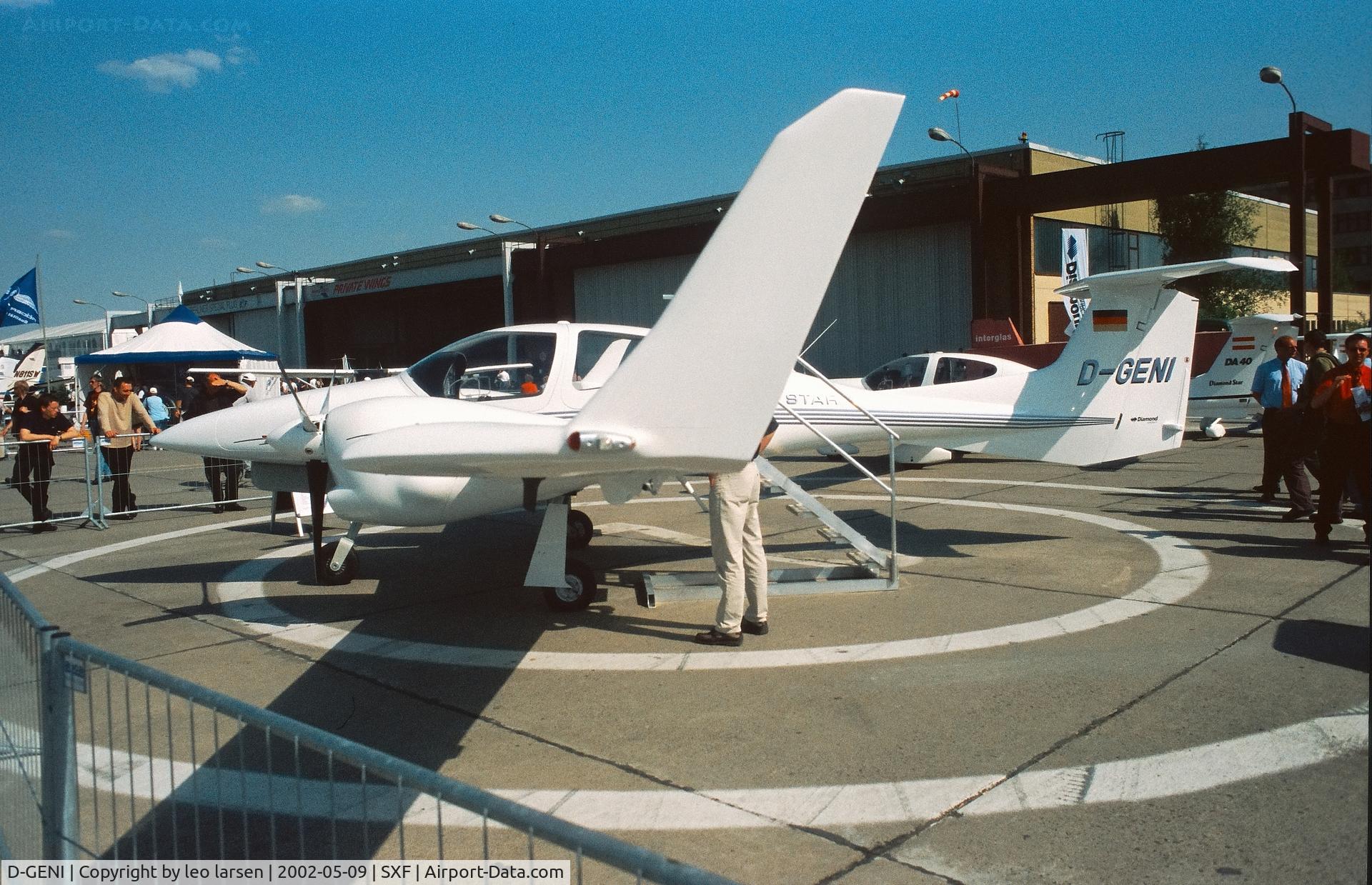 D-GENI, 2002 Diamond DA-42 Twin Star Twin Star C/N Prototype, Berlin ILA 9.5.2002