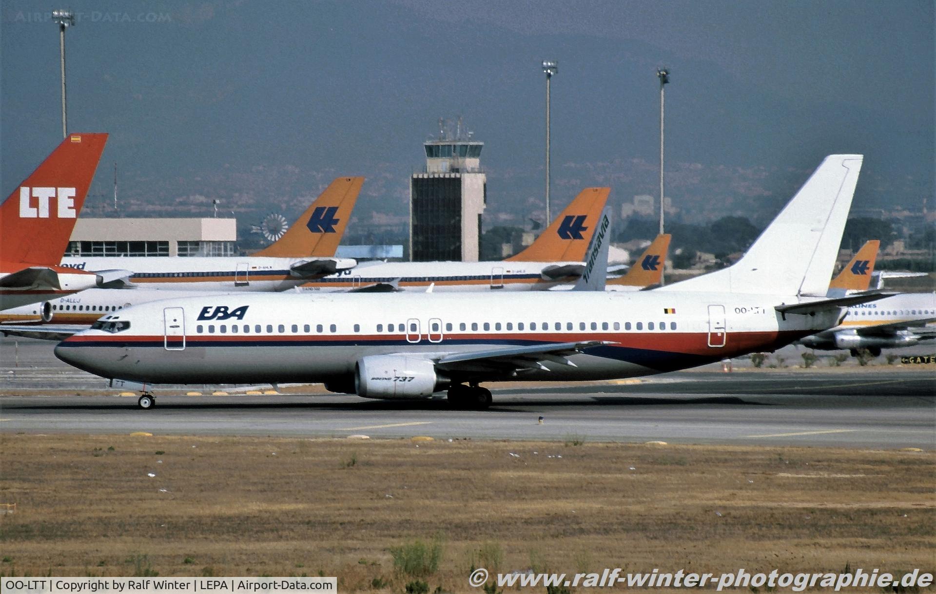 OO-LTT, 1991 Boeing 737-4Q8 C/N 24708, Boeing 737-4Q8 - EBA Eurobelgian Airlines - 24708 - OO-LTT - 1995 - PMI