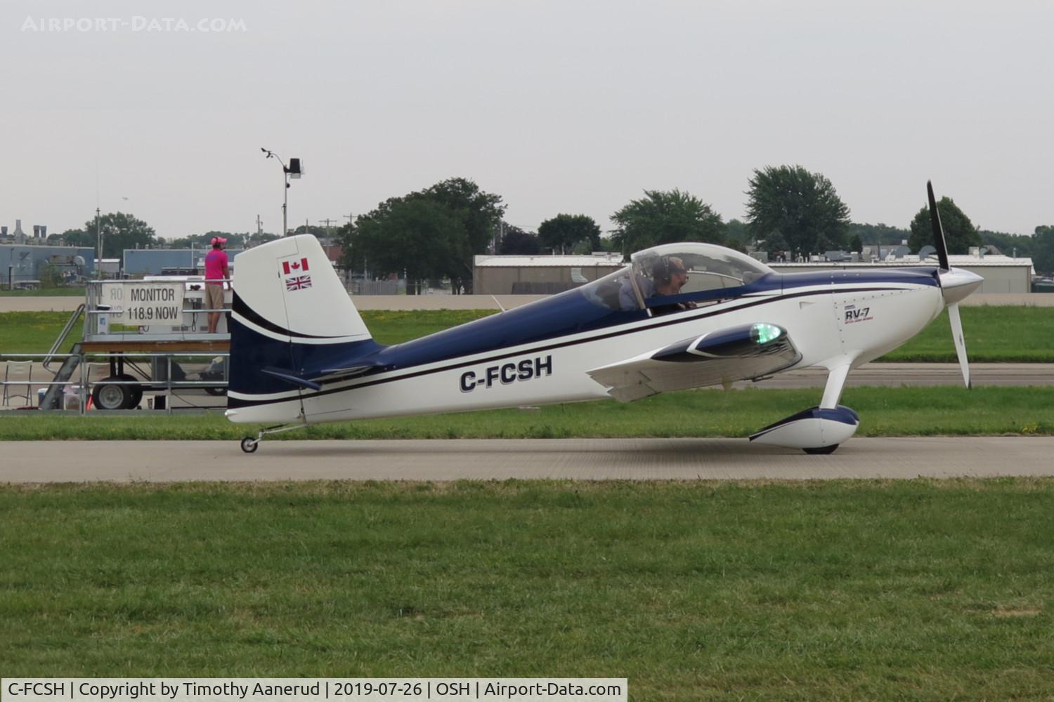 C-FCSH, 2017 Vans RV-7 C/N 72583, 2017 Vans RV-7, c/n: 72583