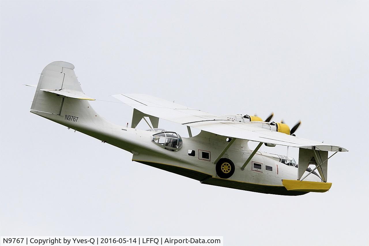N9767, 1942 Boeing PBY-5A Catalina C/N 9767, Consolidated Vultee PBY-5A Catalina, On display, La Ferté-Alais airfield (LFFQ) Air show 2016