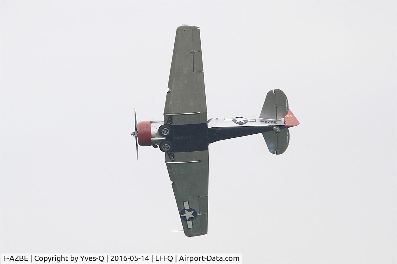 F-AZBE, North American AT-6C Harvard IIA C/N 88-12127, North American AT-6C Harvard IIA, On display, La Ferté-Alais airfield (LFFQ) Airshow 2016