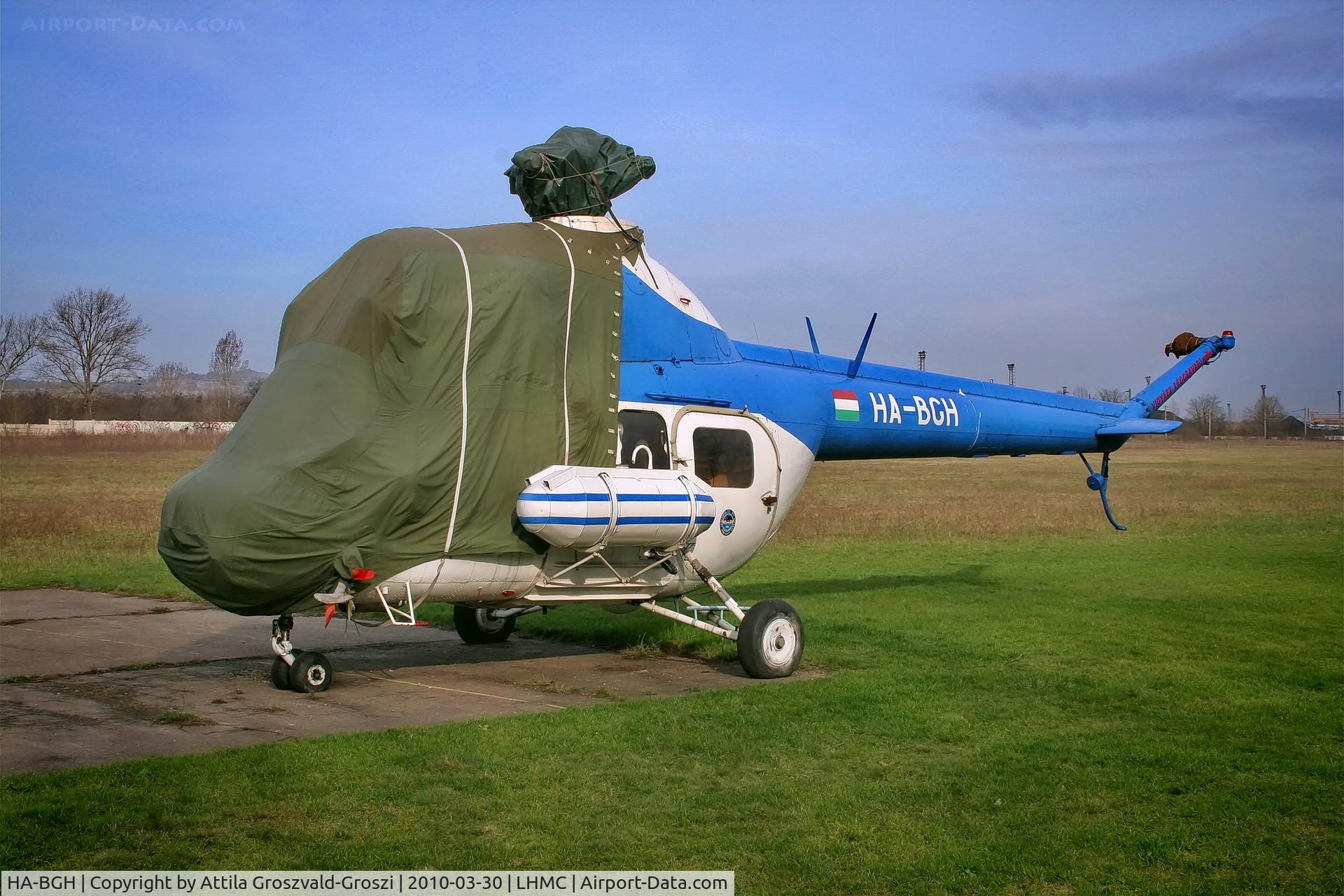 HA-BGH, 1987 Mil (PZL-Swidnik) Mi-2 C/N 518918104, LHMC - Miskolc Airport, Hungary