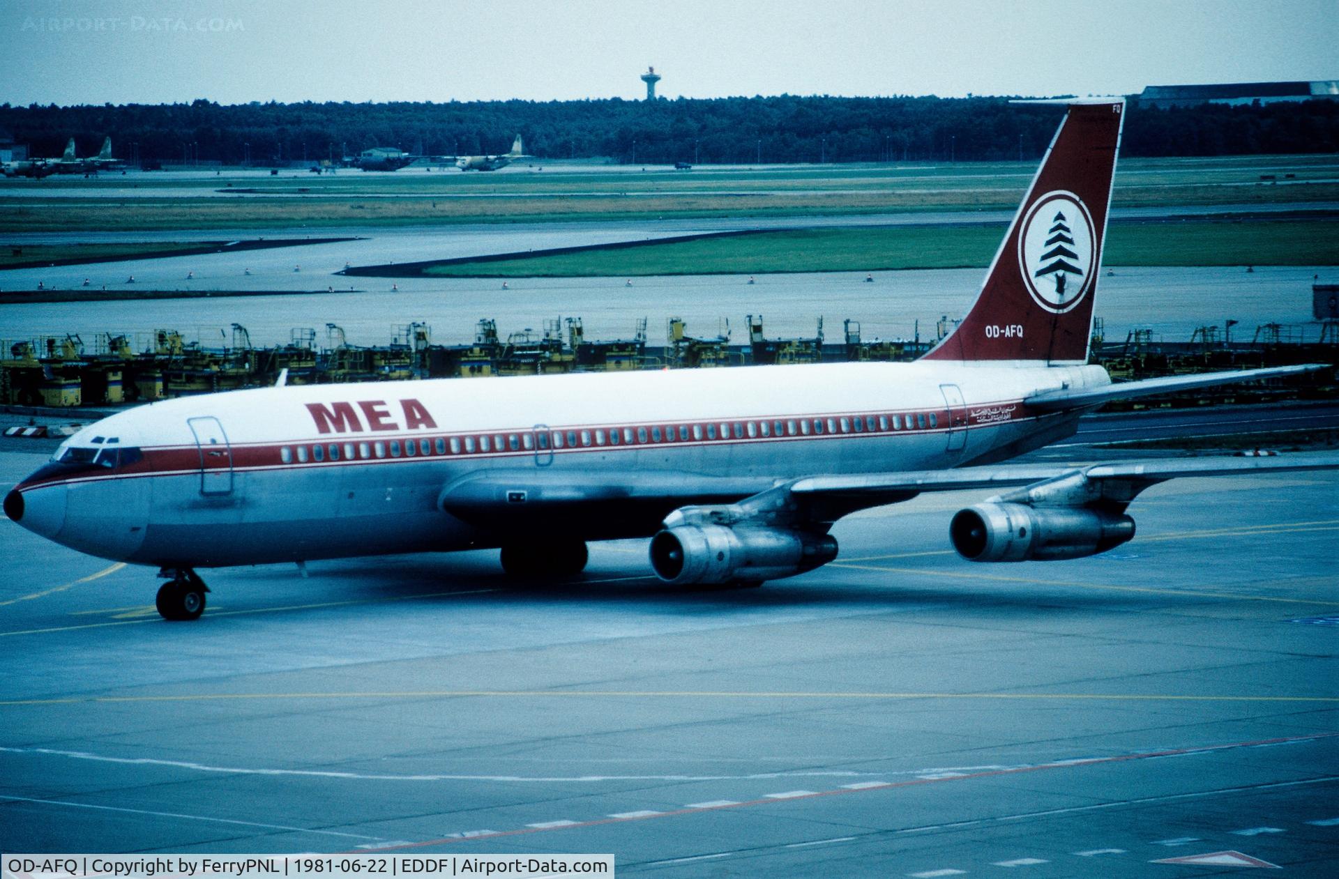 OD-AFQ, 1961 Boeing 720-023B C/N 18024, MEA B720