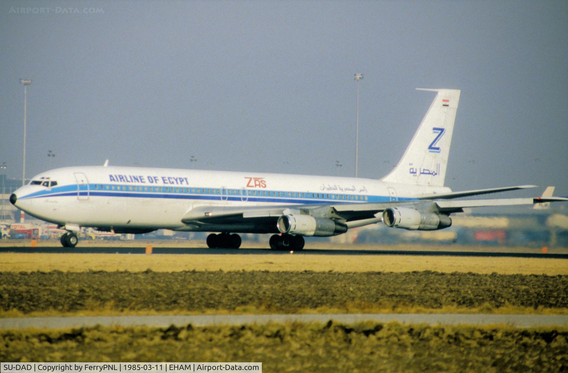 SU-DAD, 1971 Boeing 707-336C C/N 20517, Departure of ZAS B707