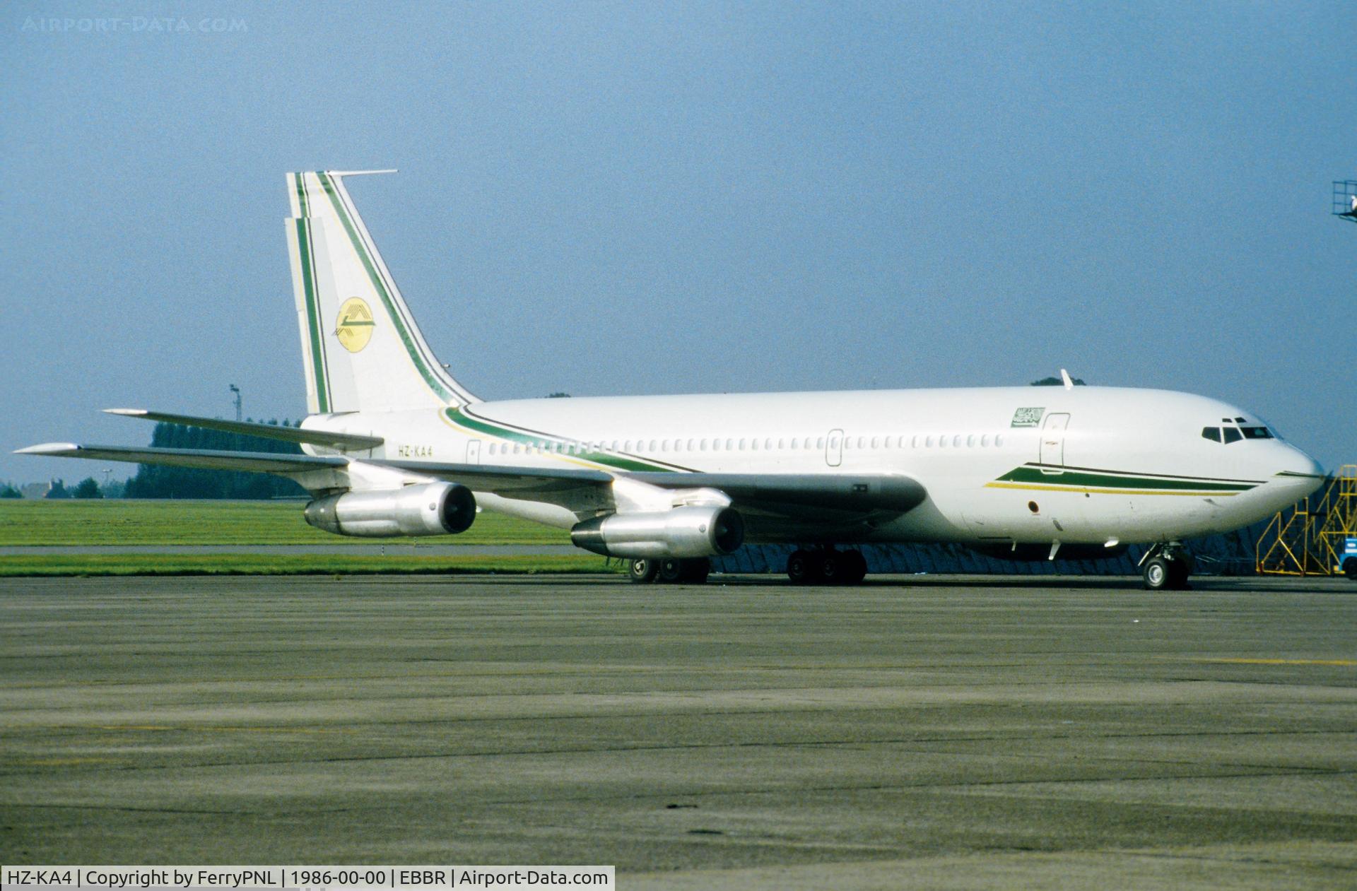 HZ-KA4, 1962 Boeing 720-047B C/N 18453, VIP B720 parked at SN Technics