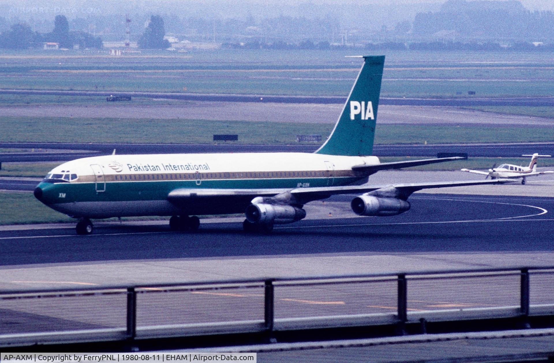 AP-AXM, 1964 Boeing 720-047B C/N 18749, Pakistan B720 arriving in AMS
