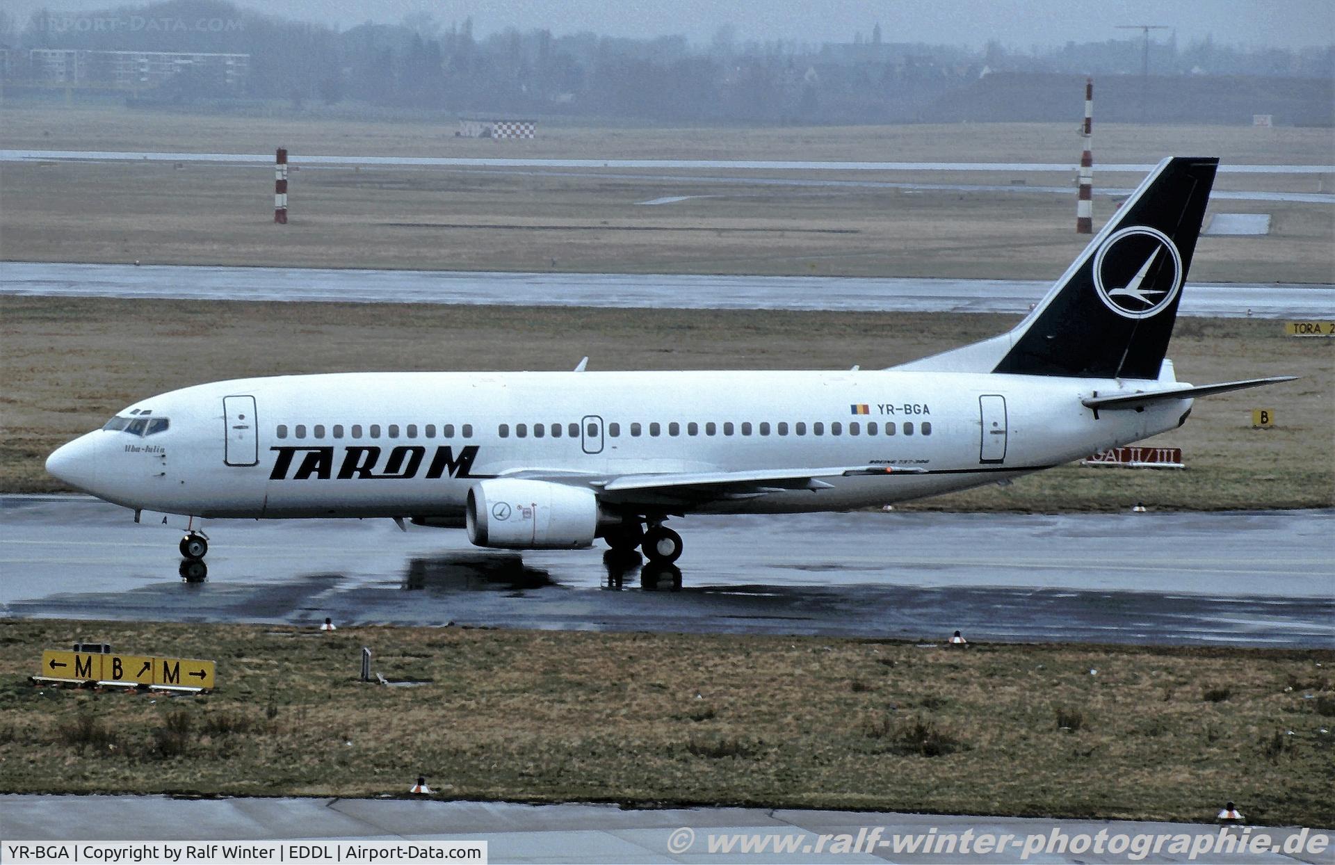 YR-BGA, 1993 Boeing 737-38J C/N 27179, Boeing 737-38J - RO ROT Tarom 'Alba Iulia' - 27179 - YR-BGA - 04.1997 - DUS