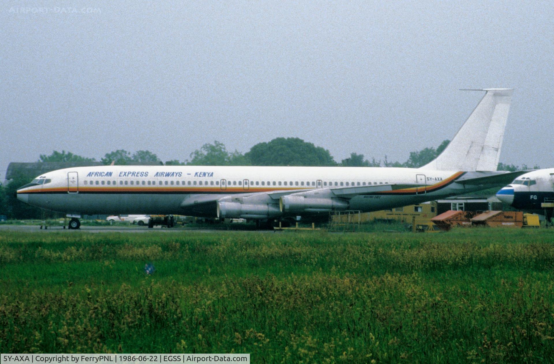 5Y-AXA, 1967 Boeing 707-338C (E-8C) C/N 19621, African Express B707