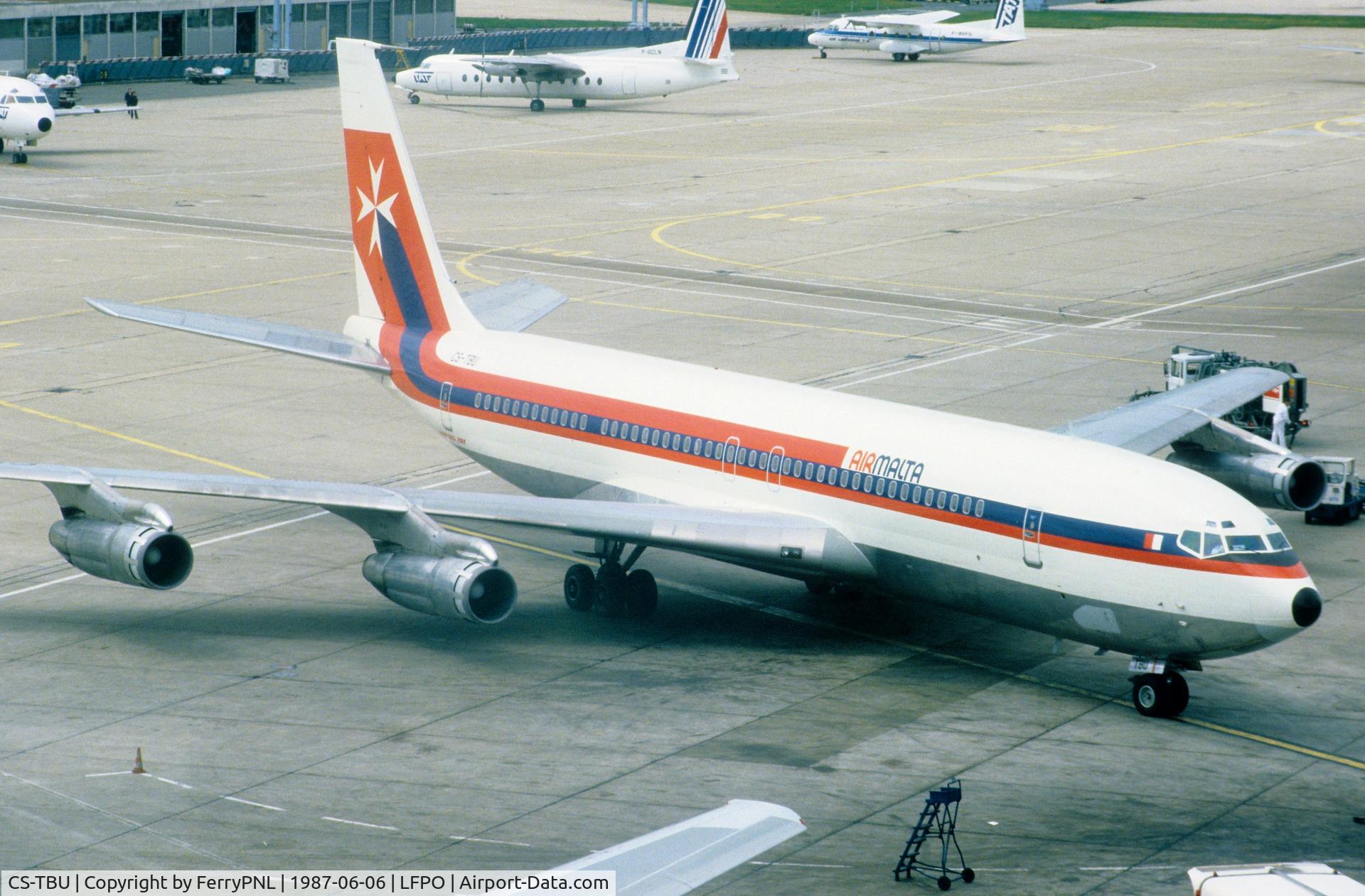CS-TBU, 1971 Boeing 707-3F5C C/N 20515, Air Malta leasing this B707 from  TAP