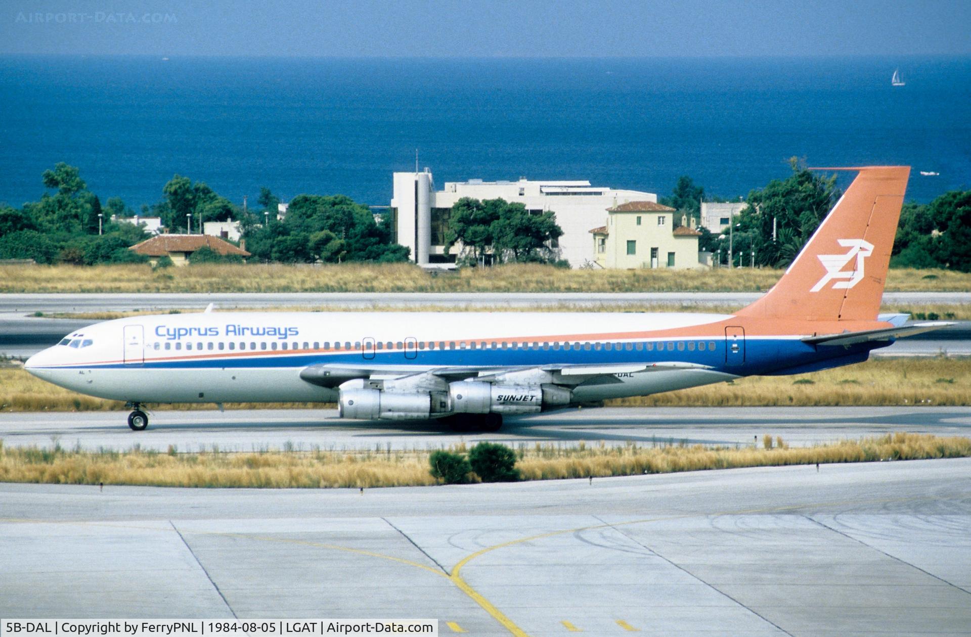 5B-DAL, 1958 Boeing 707-123B C/N 17631, Cyprus Airways B707