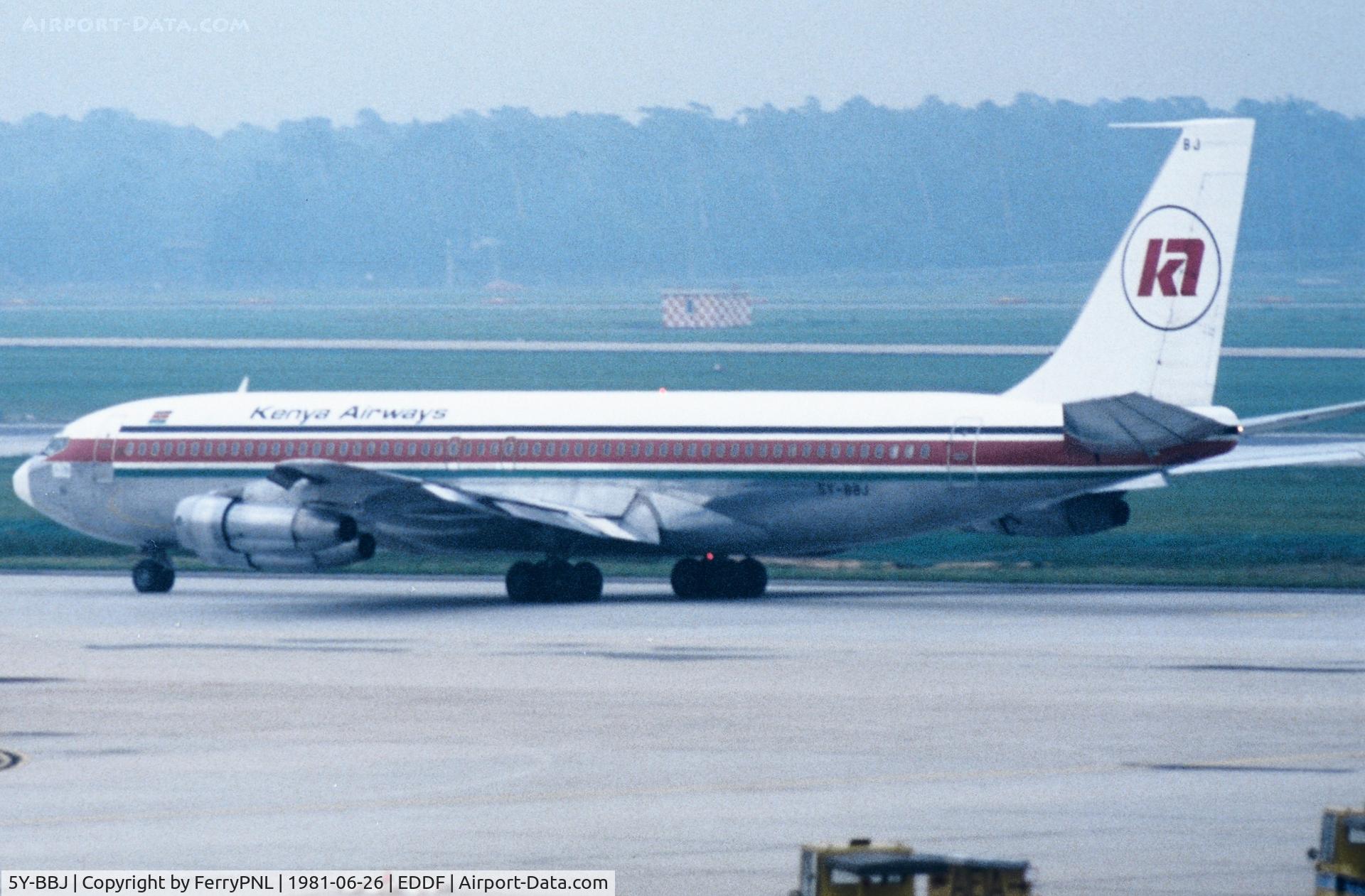 5Y-BBJ, 1968 Boeing 707-351B C/N 19633, Kenya B707