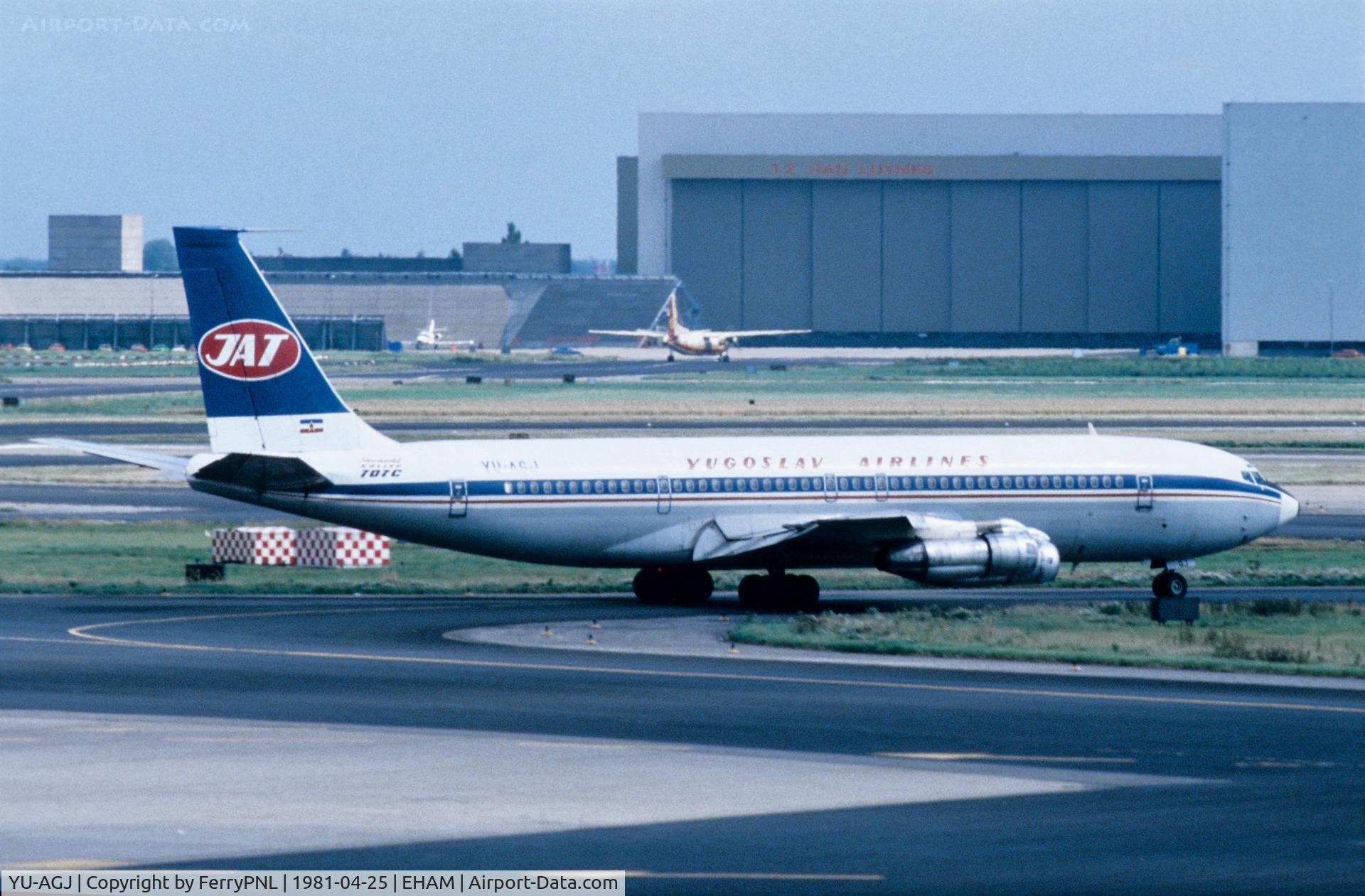 YU-AGJ, 1966 Boeing 707-351C C/N 19411, JAT B707