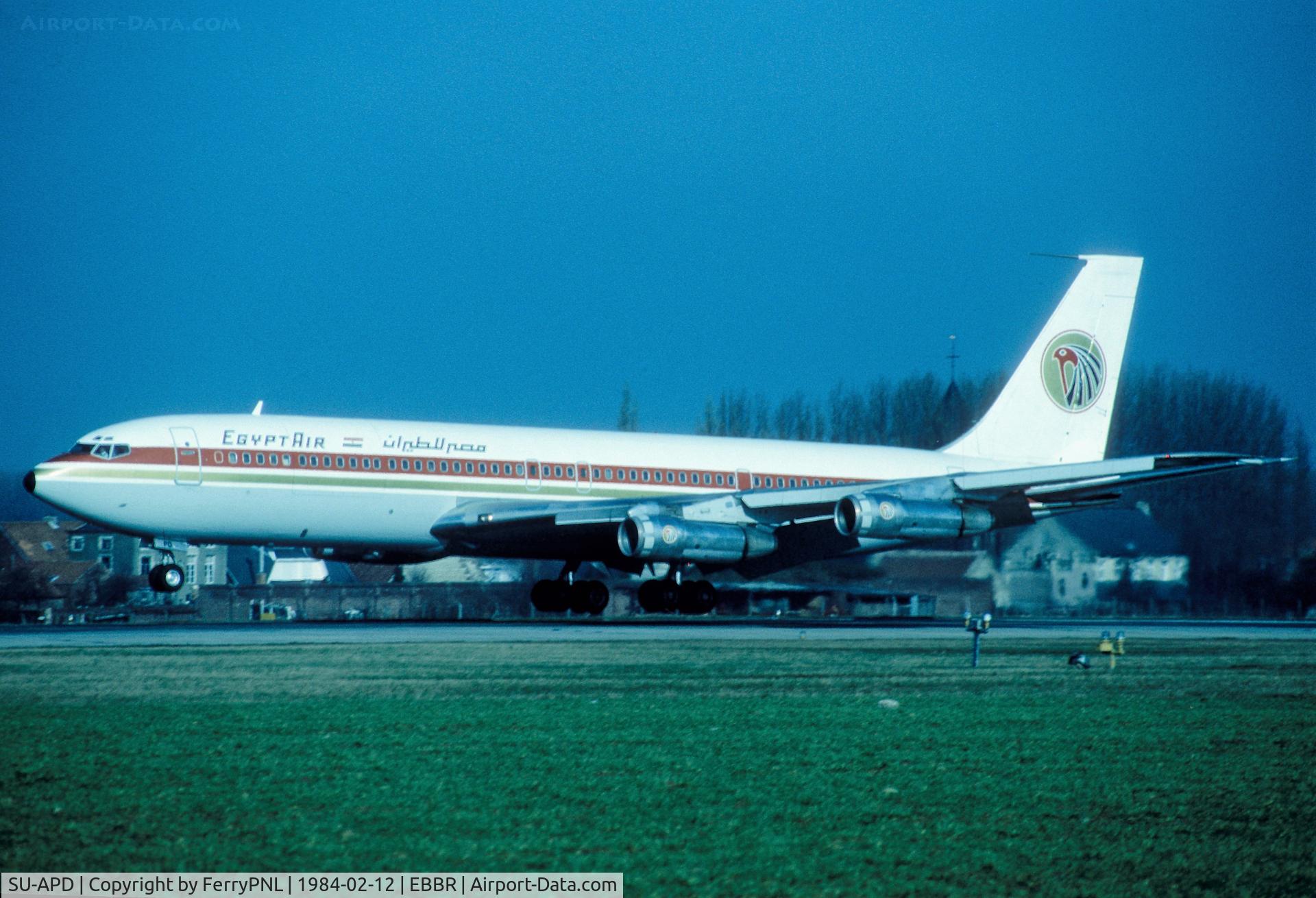 SU-APD, 1969 Boeing 707-366C C/N 20341, Egyptair B707 landing