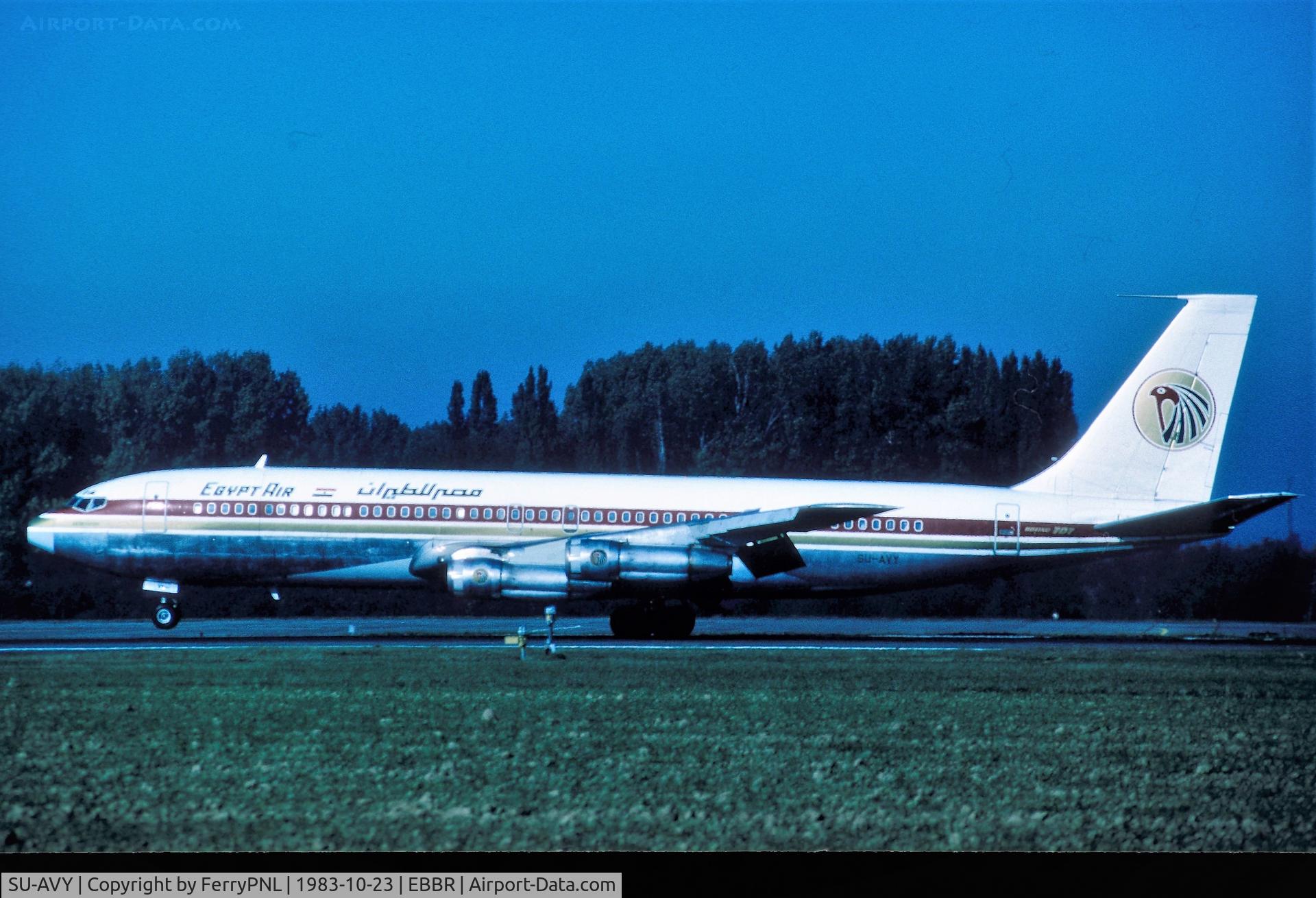 SU-AVY, 1973 Boeing 707-366C C/N 20761, Egyptair B707 landing