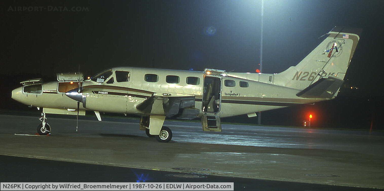 N26PK, 1979 Cessna 441 Conquest II C/N 441-0143, TAUSA - Tempelhof Airways
Cessna 441 Conquest II
MSN: 441-0143

Came to Dortmund instead of TAUSA Nord 262A-21.