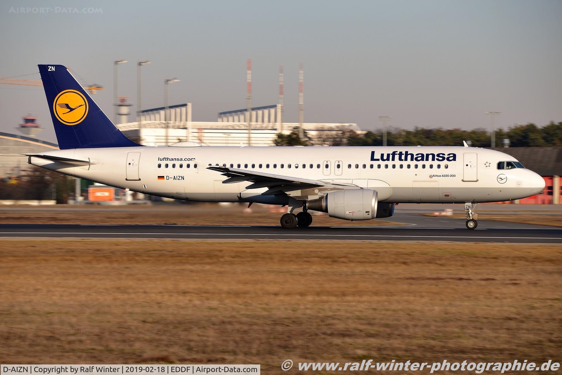 D-AIZN, 2012 Airbus A320-214 C/N 5425, Airbus A320-214 - LH DLH Lufthansa - 5425 - D-AIZN - 18.02.2019 - FRA