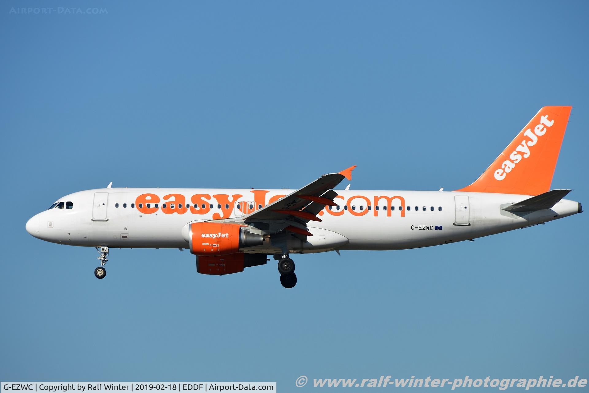 G-EZWC, 2012 Airbus A320-214 C/N 5236, Airbus A320-214 - U2 EZY easyJet - 5236 - G-EZWC - 18.02.2019 - FRA