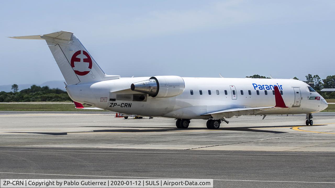 ZP-CRN, 2003 Canadair CRJ-200LR (CL-600-2B19) C/N 7866, PARANAIR