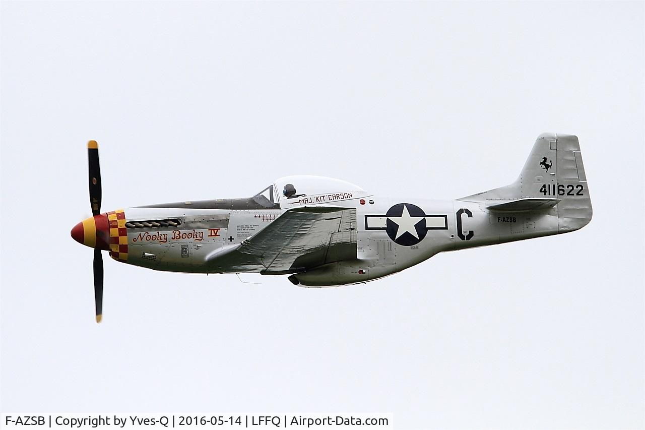 F-AZSB, 1944 North American P-51D Mustang C/N 122-40967, North American P-51D Mustang, On display, La Ferté-Alais (LFFQ) Air show 2016