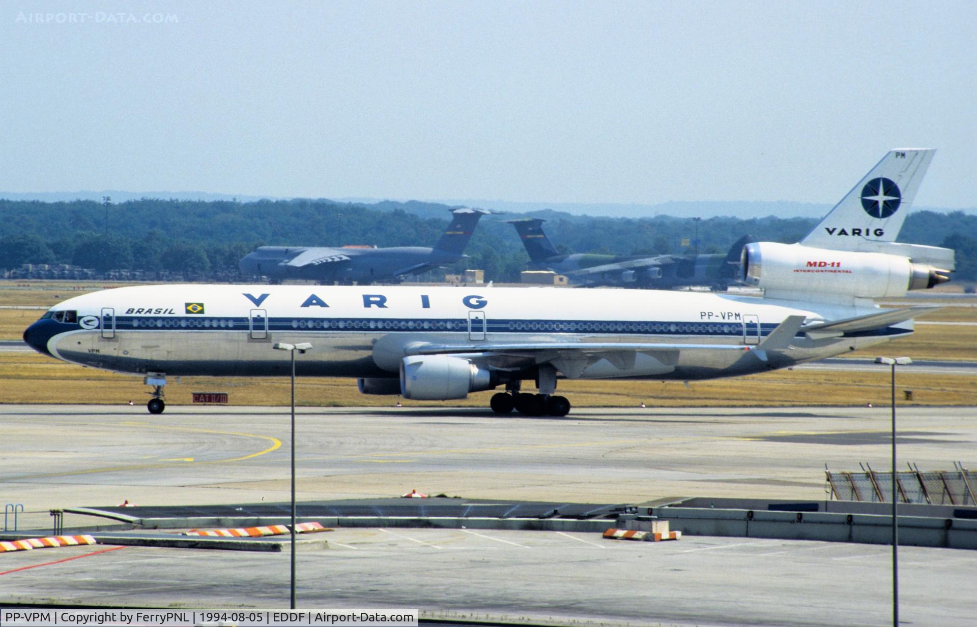 PP-VPM, McDonnell Douglas MD-11F C/N 48439, Varig MD11 arrives in FRA