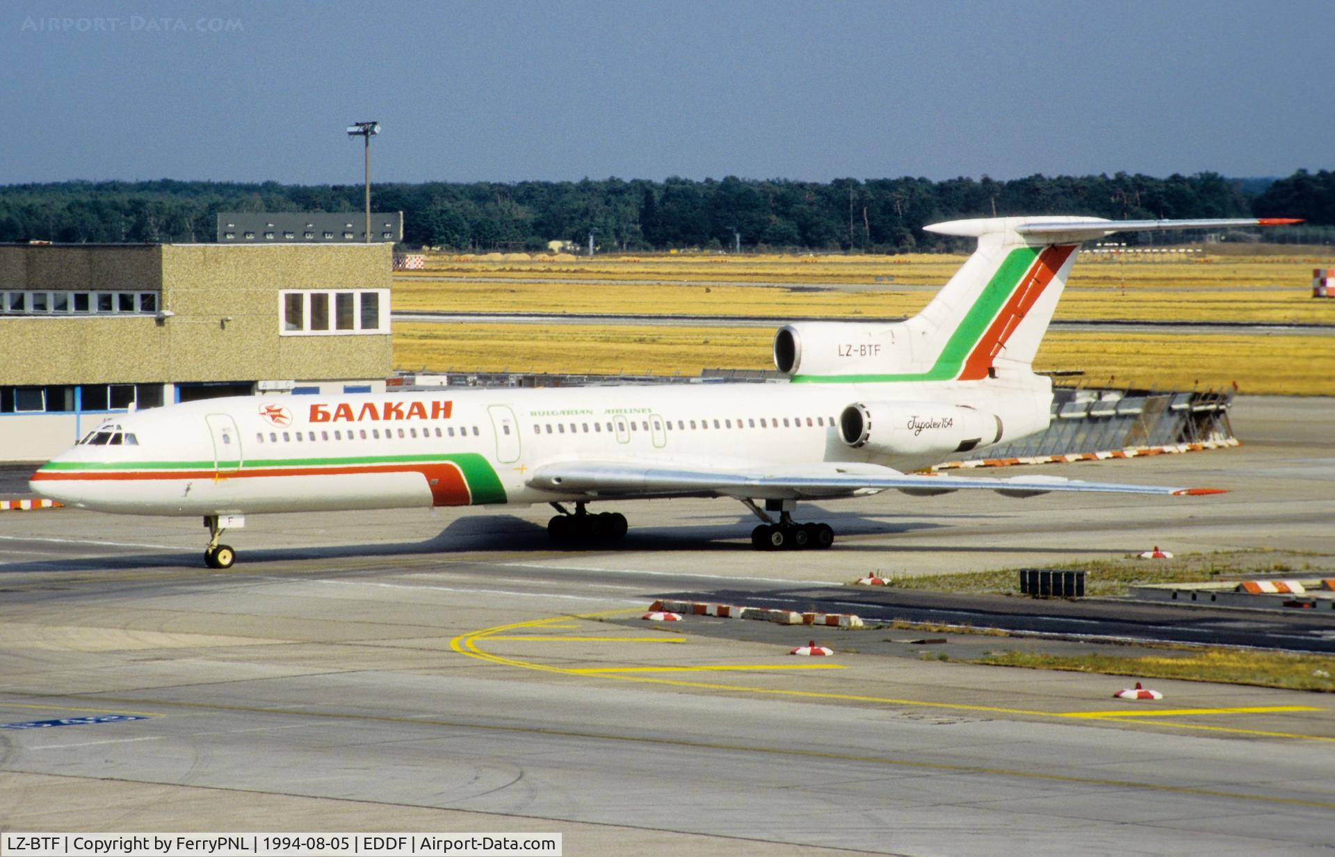 LZ-BTF, 1974 Tupolev Tu-154A C/N 74A077, Balkan Tu154