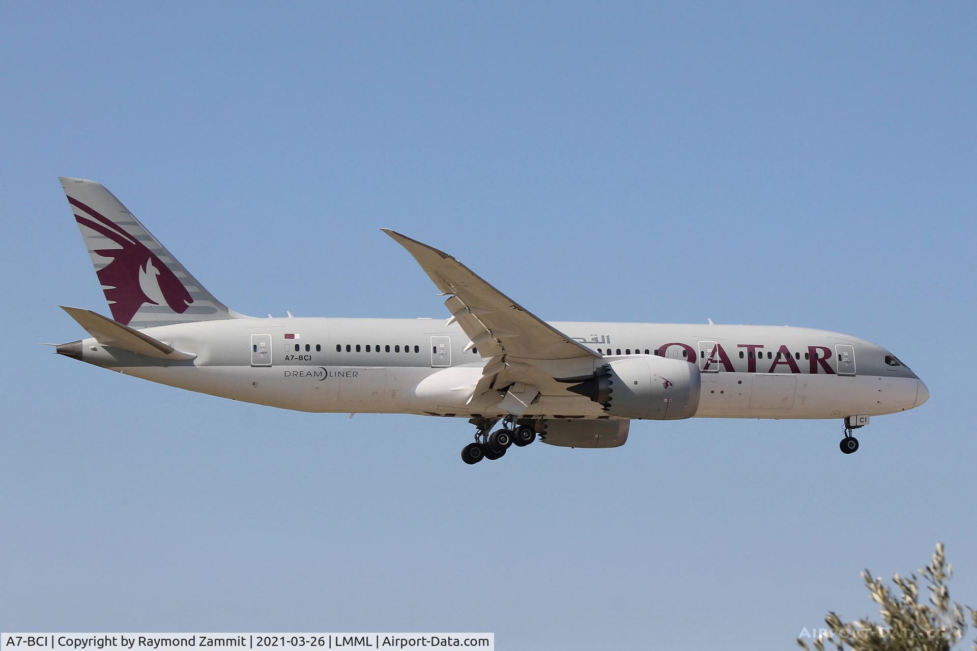 A7-BCI, 2013 Boeing 787-8 Dreamliner Dreamliner C/N 38327, B787 Dreamliner A7-BCI Qatar Airways
